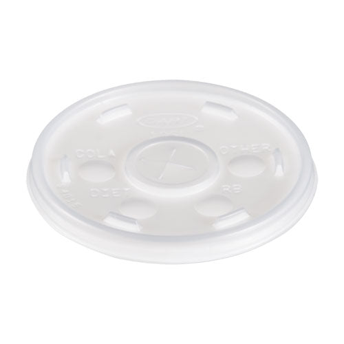 ESDCC10SL - Plastic Cold Cup Lids, Fits 10oz Cups, Translucent, 1000-carton