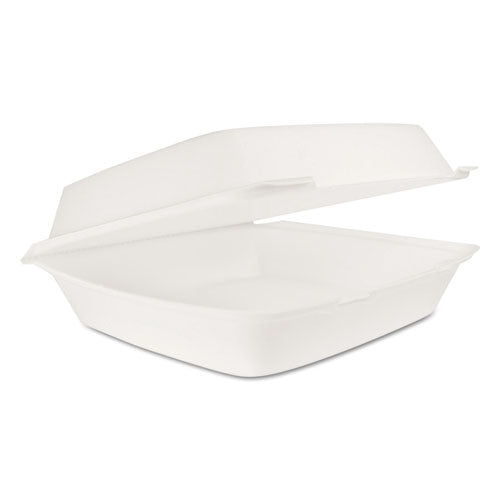 ESDCC110HT1 - Hinged Lid Carryout Container, White, 10 1-3 X 3 1-2 X 9 1-2, 100-bg, 2 Bg-ct