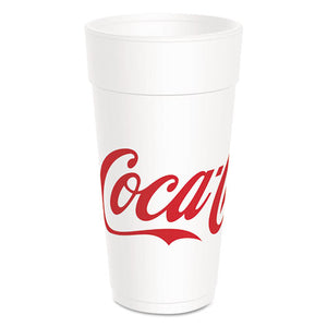 ESDCC24J16C - Coca-Cola Foam Cups, Red-white, 24 Oz, 20-bag, 20 Bags-carton
