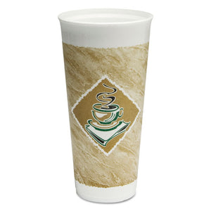 ESDCC24X16G - Cafe G Foam Hot-cold Cups, 24 Oz, Green-white, 20-bag, 20 Bags-carton