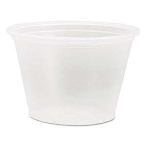ESDCC250PC - Portion Containers, Polypropylene, 2.5 Oz, Clear, 125-bag, 20 Bags-carton