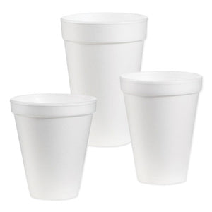 Foam Drink Cups, 32 Oz, White, 16-bag, 25 Bags-carton