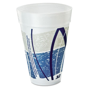 ESDCC32TJ32E - Impulse Hot-cold Foam Drinking Cups, 32oz., Printed, Blue-gray, 25-bag, 20-ct