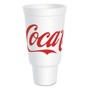 ESDCC44AJ32C - Coca-Cola Foam Cups, Red-white, 44 Oz, 20-bag, 15 Bags-carton