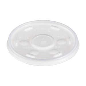 ESDCC695TS - STRWSLOT PLAS CUP LID  CLE 10-100