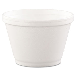 ESDCC6SJ12 - Foam Containers, 6oz, White, 50-bag, 20 Bags-carton