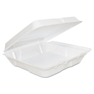 ESDCC80HT1R - Foam Hinged Lid Containers, 8 X 8 X 2 1-4, White, 200-carton