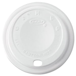 ESDCC8EL - Cappuccino Dome Sipper Lids, 8-10oz Cups, White, 1000-carton