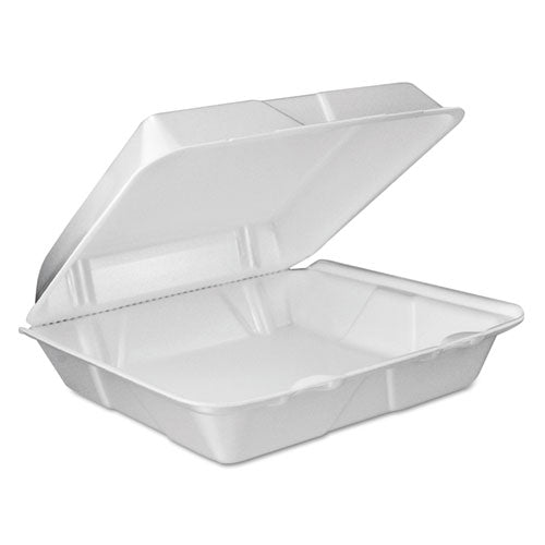 ESDCC90HTPF1VR - Foam Vented Hinged Lid Containers, 9w X 9 2-5d X 3h, White, 100-pk, 2 Pk-ct