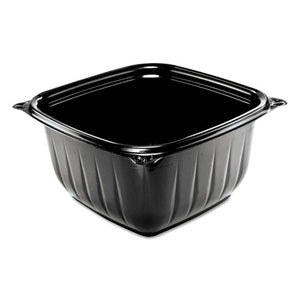 ESDCCB16SB - PRESENTABOWLS PRO BLACK SQUARE BOWLS, 16 OZ, PLASTIC, 63-BAG, 8 BAGS-CARTON