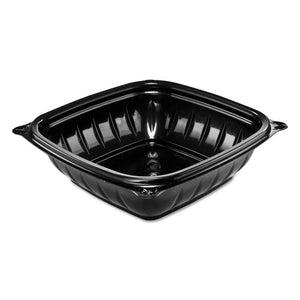 ESDCCB8SB - PRESENTABOWLS PRO BLACK SQUARE BOWLS, 8 OZ, PLASTIC, 63-BAG, 8 BAGS-CARTON