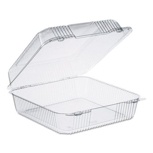 ESDCCC50UTD - STAYLOCK CLEAR HINGED LID CONTAINERS, 75.7 OZ, 9.1" X 9.5" X 3.6", CLEAR, 250-CT