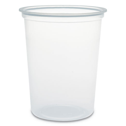 ESDCCMN320100 - MICROGOURMET PLASTIC DELI CONTAINER, 32 OZ, CLEAR, 500-CT