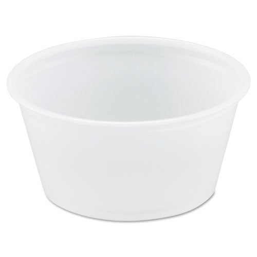 ESDCCP200N - Polystyrene Portion Cups, 2oz, Translucent, 250-bag, 10 Bags-carton