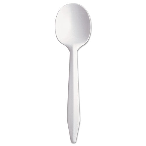 ESDCCSU6BW - Style Setter Mediumweight Plastic, Spoons, White, 5.6", 1000-carton