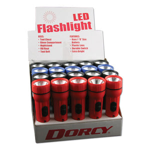 ESDCY416487 - LED UTILITY FLASHLIGHT, 1 D BATTERY, ASSORTED