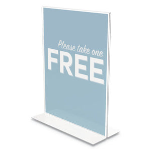 ESDEF69201VP - CLASSIC IMAGE STAND-UP DOUBLE-SIDED SIGN HOLDER, 8 1-2" X 11", 12-PACK