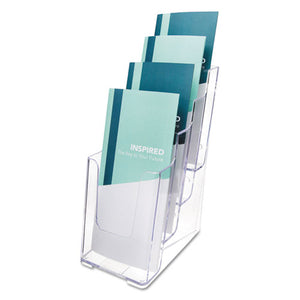 ESDEF77701 - 4-COMPARTMENT DOCUHOLDER, LEAFLET SIZE, 4 7-8 X 6 1-8 X 10, CLEAR