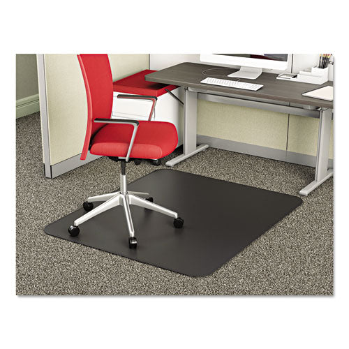 ESDEFCM14242BLK - SUPERMAT FREQUENT USE CHAIR MAT FOR MEDIUM PILE CARPET, 45 X 53, RECTANGULAR, BK