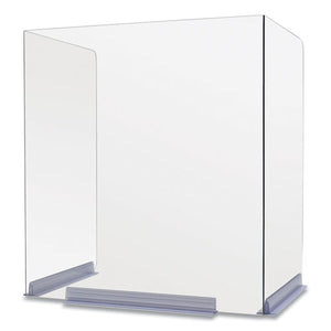 Classroom Barriers, 18 X 14.5 X 20, Polycarbonate, Clear, 4-carton