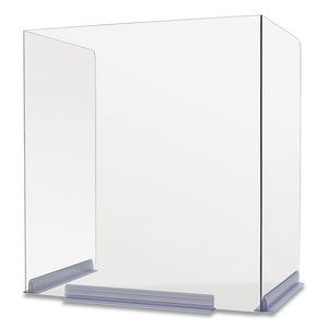 Classroom Barriers, 18 X 14.5 X 20, Polycarbonate, Clear, 4-carton