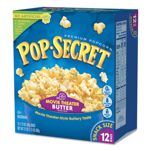 ESDFD28783 - Microwave Popcorn, Movie Theatre Butter, 1.75 Oz Bags, 12-box