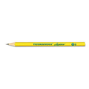 ESDIX13040 - Ticonderoga Laddie Woodcase Pencil W-o Eraser, Hb #2, Yellow, Dozen
