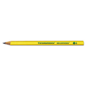 ESDIX13080 - Ticonderoga Beginners Wood Pencil W-o Eraser, #2, Yellow, Dozen