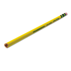 ESDIX13856 - Tri-Write Woodcase Pencil, Hb #2, Yellow, Dozen