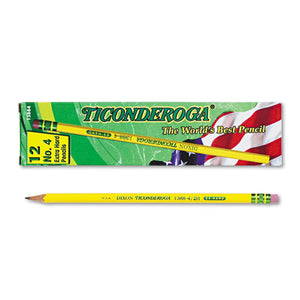 ESDIX13884 - Woodcase Pencil, 2h #4, Yellow, Dozen