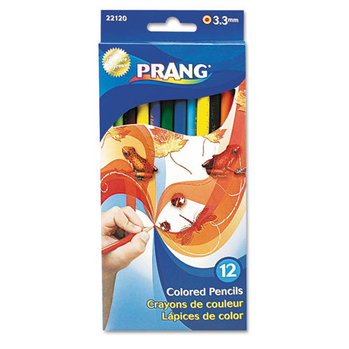 ESDIX22120 - Prang Colored Wood Pencil Set, 3.3 Mm, 12 Assorted Colors, 12 Pencils-set