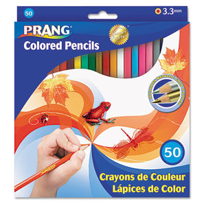 ESDIX22480 - Colored Woodcase Pencils, 3.3 Mm, 50 Assorted Colors-set