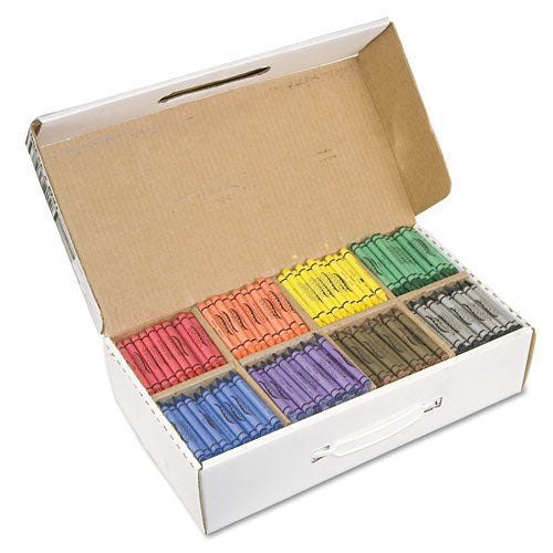 ESDIX32350 - Crayons Made With Soy, 100 Each Of 8 Colors, 800-carton