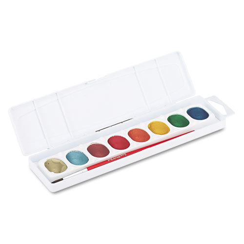 ESDIX80516 - Metallic Washable Watercolors, 8 Assorted Colors