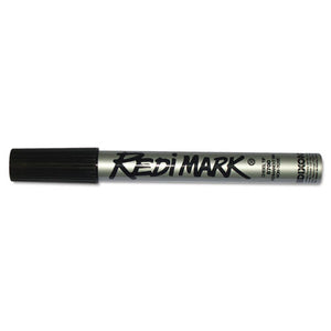 ESDIX87170 - 8717 Redimark Metal-Cased Marker, Black, 6", Chisel Point, Dozen