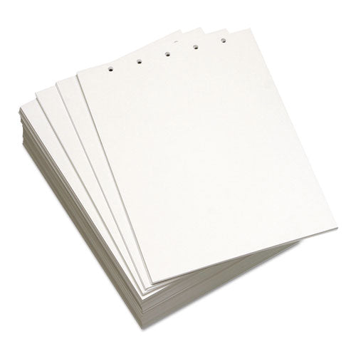 Custom Cut-sheet Copy Paper, 92 Bright, 5-hole, 20lb, 8.5 X 11, White, 500-ream