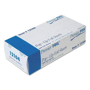 ESDPK12104 - PREMIER POP-UP ALUMINUM FOIL SHEETS, 12" X 10 3-4", 500-BOX, 6 BOXES-CARTON