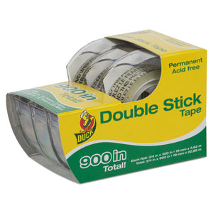 ESDUC0021087 - Permanent Double-Stick Tape, 1-2" X 300", 1" Core, Clear