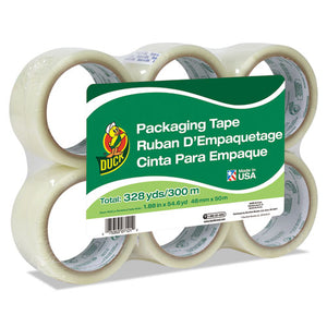 ESDUC240053 - Commercial Grade Packaging Tape, 2" X 22, 1.88" X 55 Yds, Clear, 3" Core, 6-pack