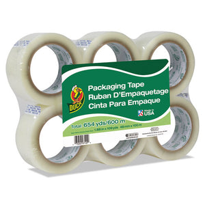 ESDUC240054 - Commercial Grade Packaging Tape, 2" X 2, 1.88" X 109 Yds, Clear, 3" Core, 6-pack