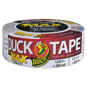 ESDUC240866 - Max Duct Tape, 1.88" X 35 Yds, 3" Core, White