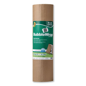 Kraft Lined Bubble Wrap Cushioning, 0.1" Thick, 24" X 20 Ft