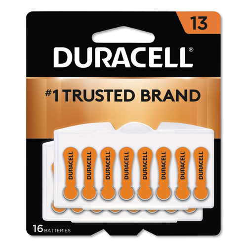 ESDURDA13B16ZM09 - HEARING AID BATTERY, #13, 16-PACK