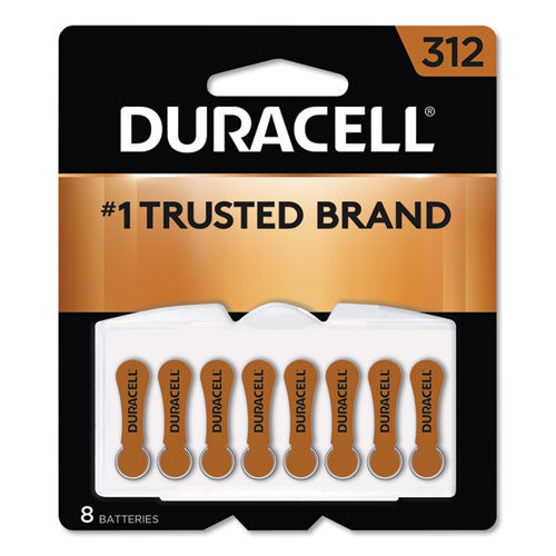 ESDURDA312B8ZM09 - HEARING AID BATTERY, #312, 8-PACK