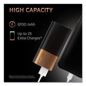 Rechargeable 6700 Mah Powerbank, 2 Day Portable Charger