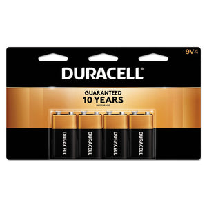 ESDURMN16RT4Z - Coppertop Alkaline Batteries, 9v, 4-pk