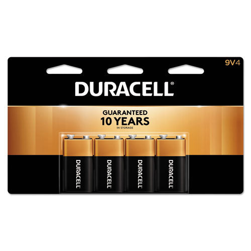 ESDURMN16RT4Z - Coppertop Alkaline Batteries, 9v, 4-pk