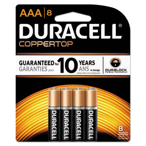 ESDURMN2400B8ZCT - Coppertop Alkaline Batteries, Aaa, 8-pk, 40 Pk-carton