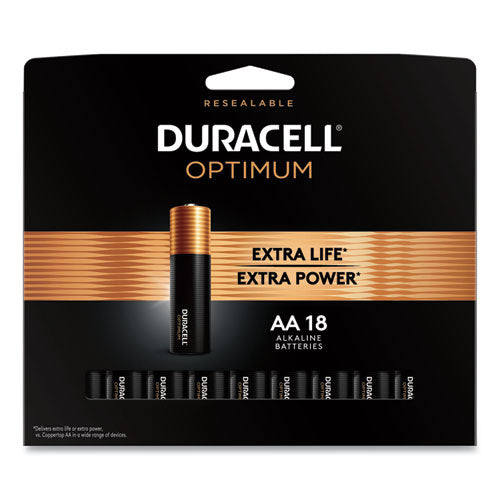 Optimum Alkaline Aa Batteries, 18-pack