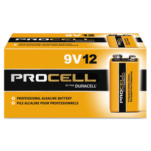 ESDURPC1604BKD - Procell Alkaline Batteries, 9v, 12-box